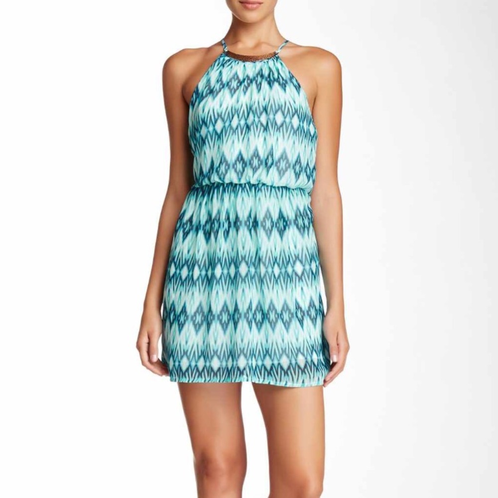 As U Wish teal dress